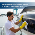 Linteum Textile Birdseye Cloth Diaper Rags  pack Of 6  White  - 12 X 16 Inch Reu