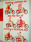 1963 Honda Cub 50 C102 C105t Trail 55 C110 Sales Brochure poster flyer Oem Mint