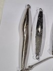 Lot Of 4 Vintage Diamond Jigs Lures Used