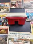 Vintage Gaf View-master Viewer Red   White Bicentennial W reels - Great 