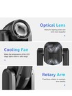 U king 150w Moving Head Stage Lights  2-pack  18-facet Prism Beam Light 8 Gobo