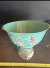 Pair Of  Chinese Turquoise Ground Famille Rose Porcelain Bowl  Grading Good Rare