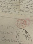 Original World War One Letter  1914 Dated