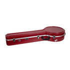 Crossrock 5-string Resonator   Gibson Tenor Banjo Case-abs Molded Hardshell-red