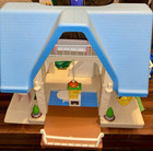 Vintage Little Tikes Blue Roof Dollhouse   Furniture Lot  fast Shipping 