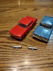 2 Vintage Ideal Motorific  Race Slot Cars works guide Pins spare Tires