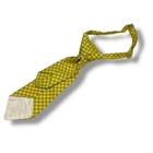 Kids Yellow Lime Checkered Tie Checked Gingham Infant Toddler