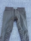 Animo Italy Knee Grip Breeches Pants Gray Women   s Size I-40 D-48