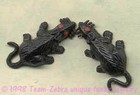 Funky Gothic Mini Black Rats Mice Earrings Mouse Novelty Zombie Costume Jewelry