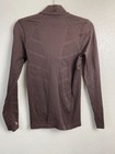 Goode Rider Womens Equestrian Quarter Zip Pullover Top Brown Small Horse Riding