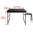 Outdoor Long Range Adjustable Shooting Table Portable Gun Rest W  Padded Seat