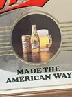 Vtg  Miller High Life Beer Mirror Sign Wood Frame 22x18       made The American Way   