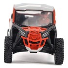 Can-am Maverick X3 X Rc Turbo Rr Gray   Red Diecast 1 32 Scale Model - 60002