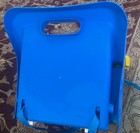 Vtg Safety 1st First Fold-up Booster Seat Chair On The Go Space Saver Yellow Red