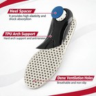 Orthotic Insoles Inserts Flat Feet High Arch Support For Riemot Plantar Fasciiti