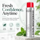 Alcohol-free Mouthwash For Fresh Breath  Oral Care Rinse  Mint Flavor  16oz