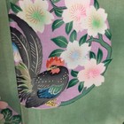 Vintage Kimono Haori Jacket Traditional Bird Picture On The Lining 9548