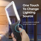 6x Rechargeable Magnifying Glass 3 Color Light Modes For Reading   Low Vision