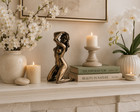Bronze Finish Nude Female Statue Sculpture 7 13  Resin Art Decor Gift Boxed