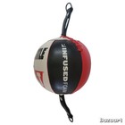 Title Boxing Infused Foam Double End Punching Bag 7  Red White   Black