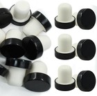 24 Pcs T-shaped Stopper Cork Wine Bottle Stoppers  Reusable Sealing Black 