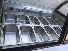 Kolice Air Convection Design 14 Pans Gelato Display Freezer  Anti-fog Glass