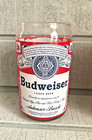  2  Budweiser Lager Beer Can Shaped 16 Oz  Beer Glasses   New From Case