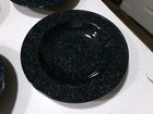 Mikasa Ultrastone Black Granite Lot Of 4 Soup Bowls
