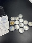 1992 Canada 12 Coin Sterling Silver Millenium Proof Quarter Set No Box  e1