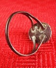Vtg Navajo Old Pawn Sterling Silver Ring Raw Turquoise Stone Size 6 25 Southwest