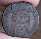 1785 Duit Voc Netherlands Gelderland Holland Dutch Very Nice -  high Grade  E763