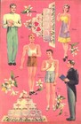 Vintage Uncut 1942 Joan s Wedding Paper Dolls  hd Laser Reproduction lo Pr hi Qu