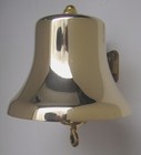 Authentic Ten Pound Silicon Bronze United States Navy Ship s Bell   Polished