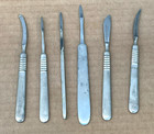Vintage Surgical Medical Dermaplaning Crafts Scalpel Disecting  lot Of 6 