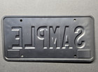      Ohio  sample  Test License Plate  sample  Embossed Test Plate