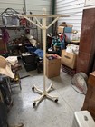1890s Rounder Hanging Coat Rack Clothing Entryway Tailor Industrial Victorian