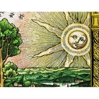 Flammarion Engraving Reproduction Print - Flat Earth Map