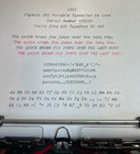 1955 Olympia Sm3 Typewriter Italic Pica Font  Vg Condition 