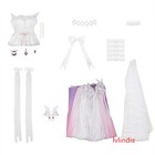 Genshin Impact Columbina Damselette Costume Women Dress Skirt Cosplay Halloween