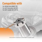 Bmer   350   8p Bmer   350 Hydraulic Wheel Motor Iron Replacement For White Drive