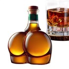 Peach Whiskey Bottle 300ml Funny Whiskey Unique Glass Set Whiskey