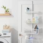 Brightroom Minimalist Metal 6 Mesh Baskets Over-the-door Storage Rack Hanging