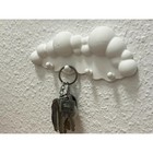 Key Holder For Wall   Unique Key Hook Wall Mount Organizer   Modern Cloud Key 