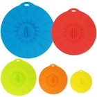Reusable Silicone Suction Bowl Lids  Food Storage Covers For Bowls  Pots  Pans