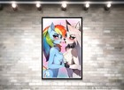 Loona dash Mlp  Helluva Boss 11x17  Furry  Adult Art Print Signed By The Artist 