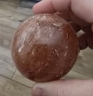 2 45 Inch Fire Quartz Sphere W minor Chip