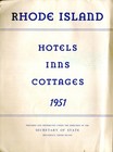 1951 Rhode Island Hotel Inn Cabin Motel Directory Lot Newport Block Island