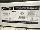 Reliance Controls A310c 10 Circuit 30a Generator Transfer Switch New In Box Usa