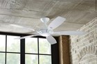 Home Decorators Collection Ceiling Fan 52  Indoor White W  Light Kit   Remote