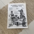 Vtg Tandy Leather Sewing Pattern Women Bathing Suit Summer Pak Of 4 Uncut 1980   s